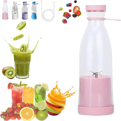 Portable Electric Juicer Bottle |Wireless Rechargeable Travel Blender Milkshakes Juicer
