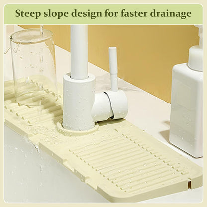 Upgraded Faucet Mat for Kitchen Sink Fast Drying Properties