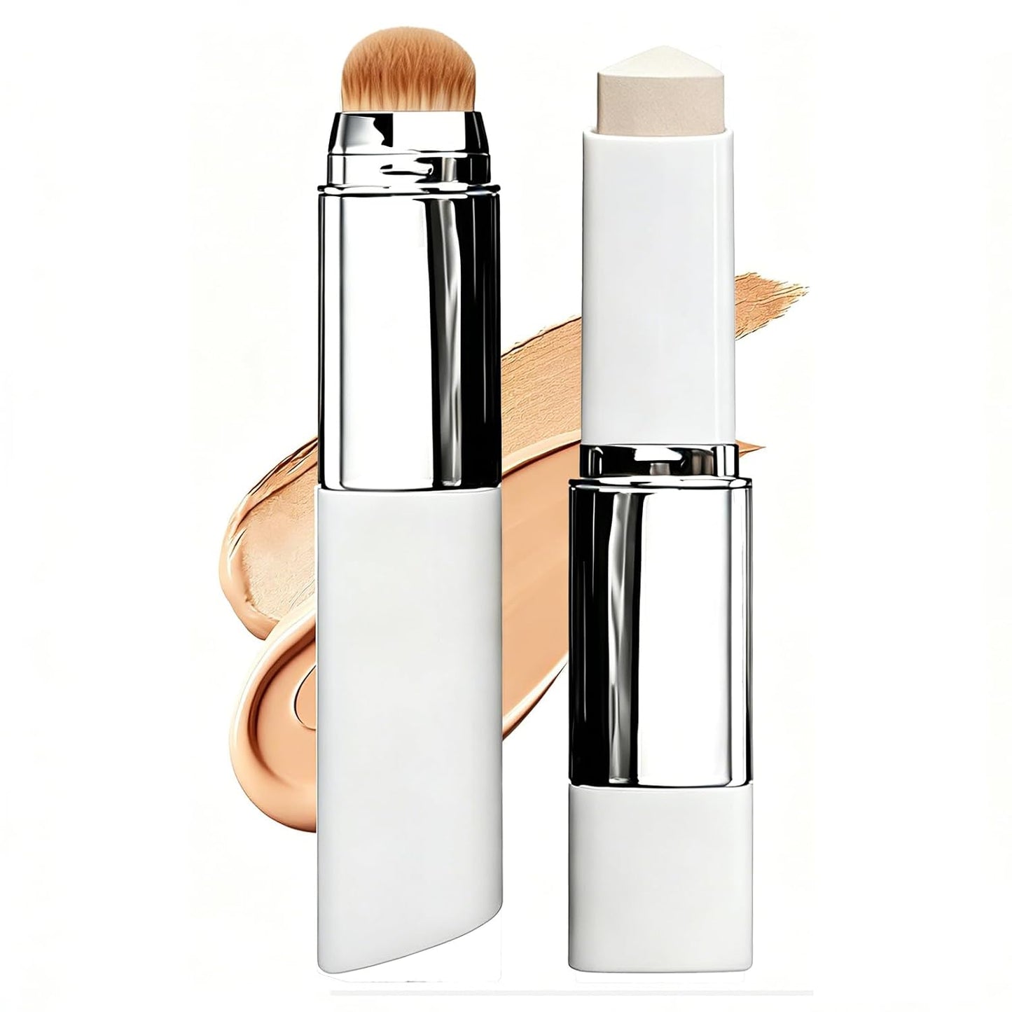 4-in-1 Dual-Ended Color-Changing Natural Longwear Foundation Stick