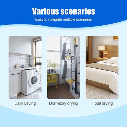 3-Meter Outdoor Retractable Clothesline – Portable, Non-Slip Nylon Material
