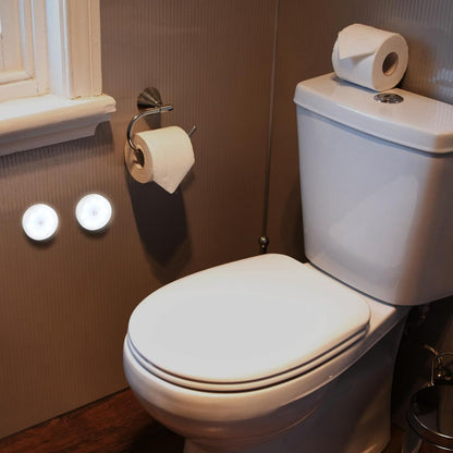 2PCS Improved LED Rechargeable Motion Sensor Light Indoor, Bright & Long-Lasting