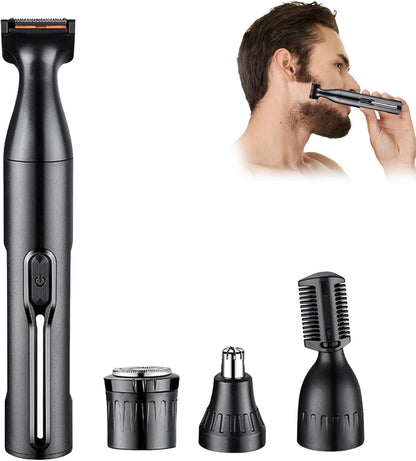 4-in-1 Men's Multifunctional Electric Shaver and Nose Hair Trimmer