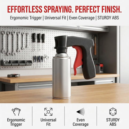 2Pcs Universal Spray Paint Can Handle, Ergonomic Full-Hand Trigger Spray Can Tool