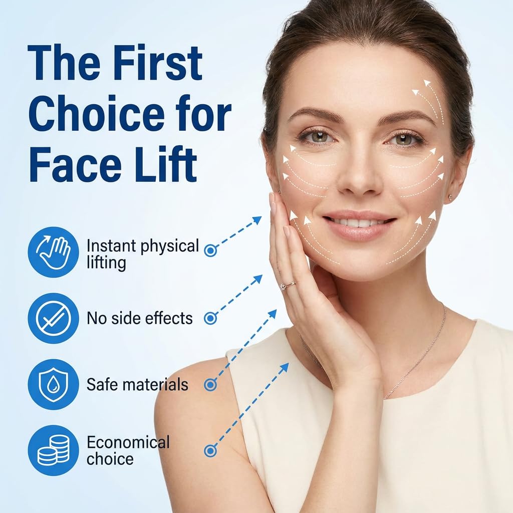 120 Pcs Invisible Face Lifting Tape - Adults' Instant V-Line Jawline