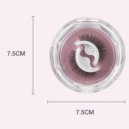 6 Pairs Self Adhesive Eyelashes,3D Dense Lashes No Glue Reusable
