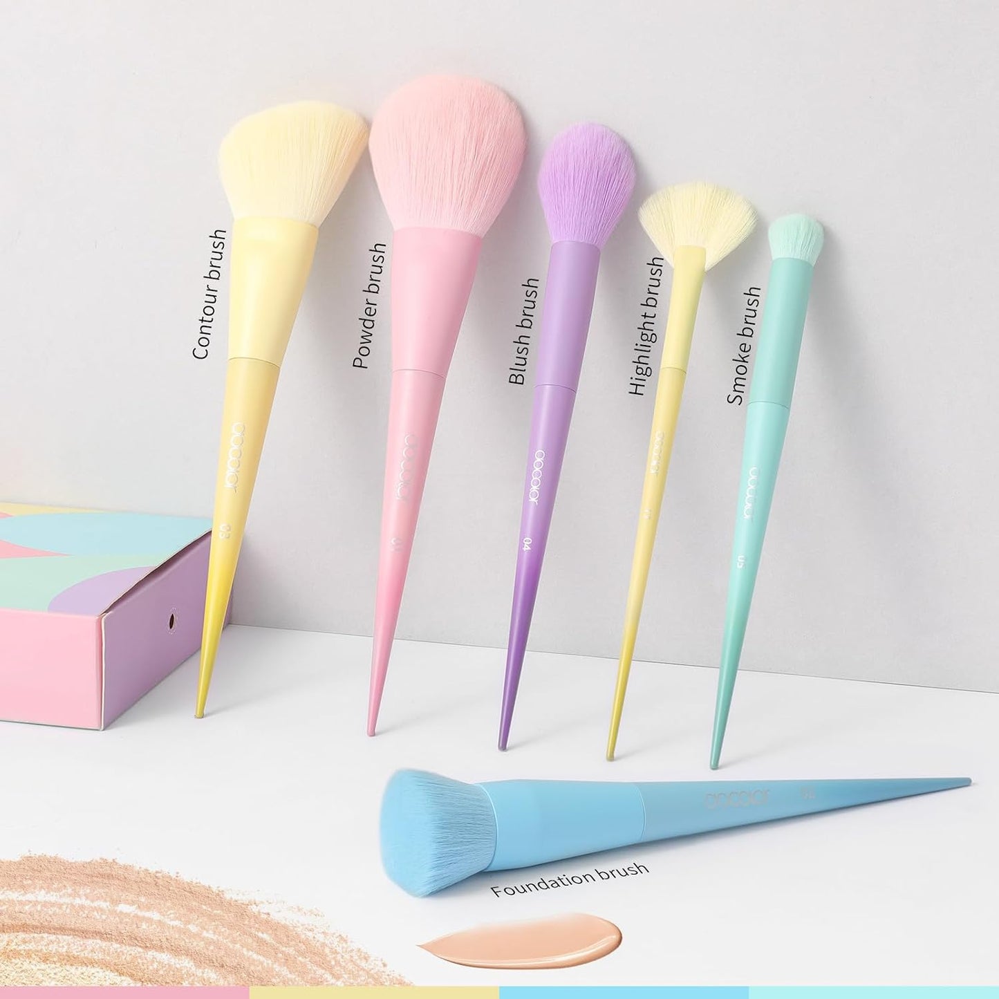 17Pcs Makeup Brushes Professional Makeup Brush Set Face Mask Brush Foundations