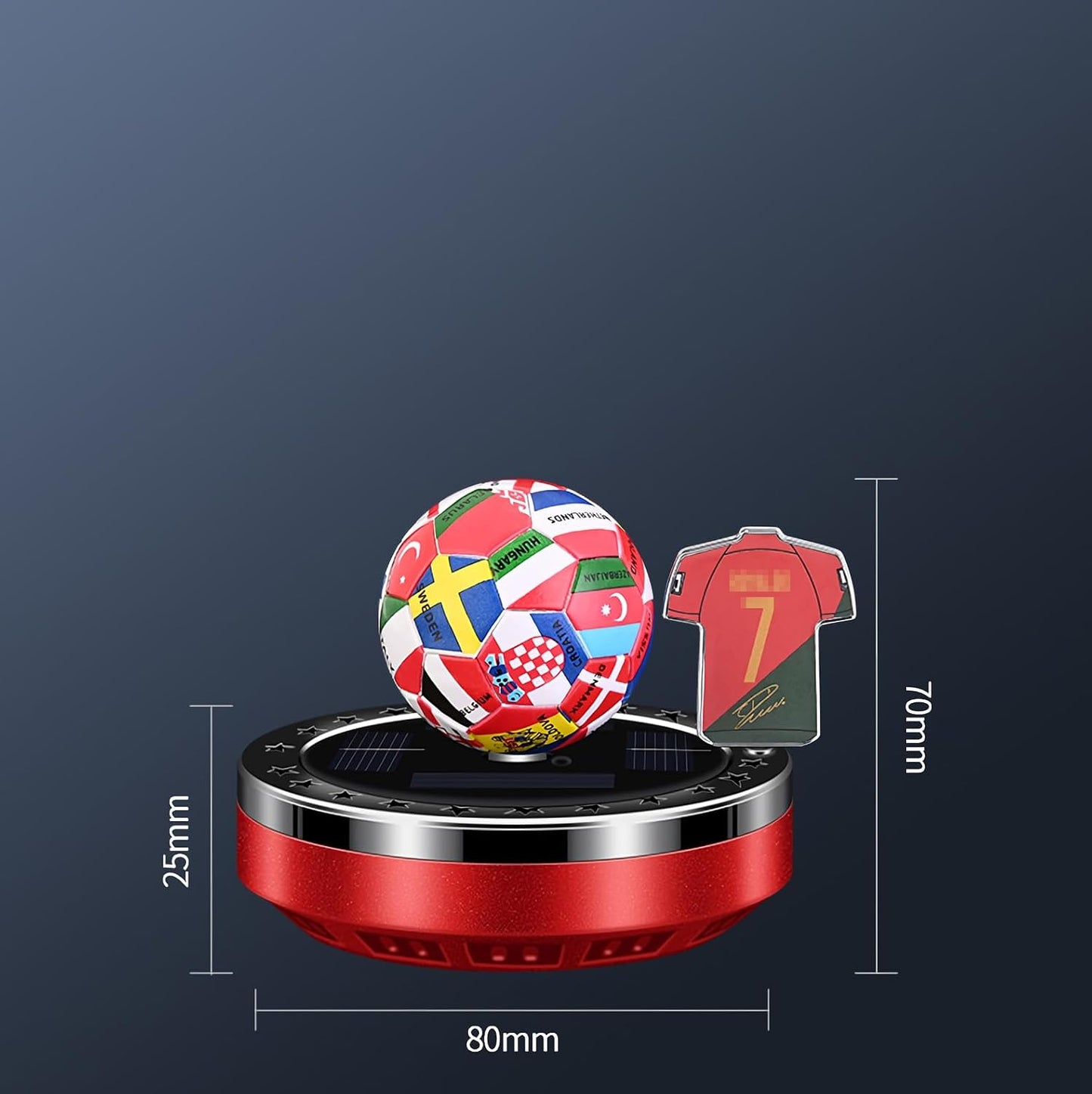 Universal Football jersey Solar Perfume dashboard Scent Air Aroma Essential Oil Diffuser