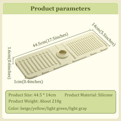Upgraded Faucet Mat for Kitchen Sink Fast Drying Properties