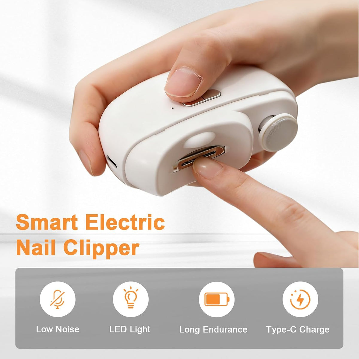 7 in 1 Electric Nail Clippers for Adults, Automatic Finger Nail Grinder
