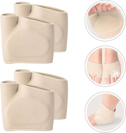 2 Pairs Metatarsal Sleeves Relief Foot Cushions, Wear-Resistant Forefoot Pads