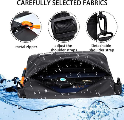 Small Sling Bag for Men, Minimalist Waterproof Crossbody Messenger Bag