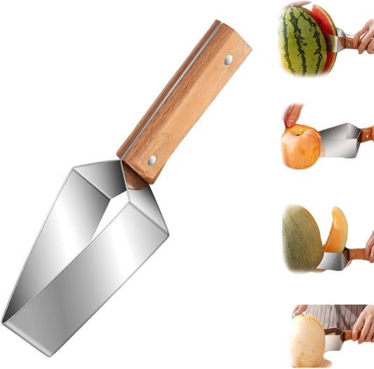 Stainless Steel Watermelon Cutter Thickened Apple Cutter Fruit Cutter Kitchen Gadgets for Party Camping