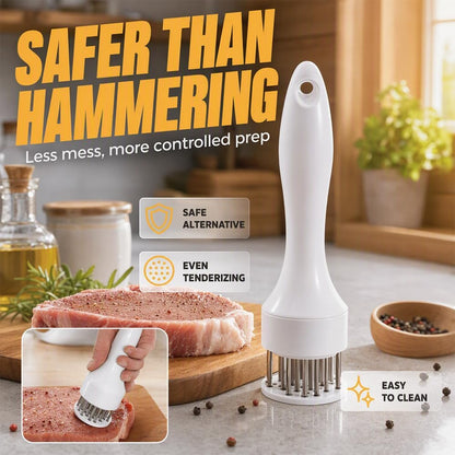 Meat Tenderizer Tool, 16-Needle Stainless Steel Meat Injector, Steak