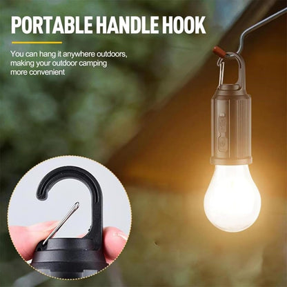 2PC Solar LED Camping Lantern with Hook– Hanging Tent Light, Waterproof, Adjustable Hanging & Clip, Rechargeable