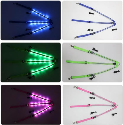 Adjustable LED Horse Breastplate Collar Harness Tack
