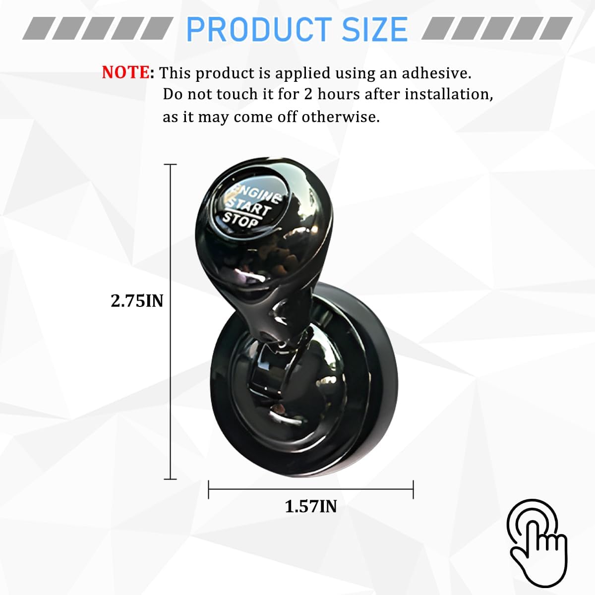 Car Joystick Push to Start Button Cover