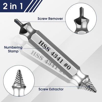 Damaged Screw Extractor Kit