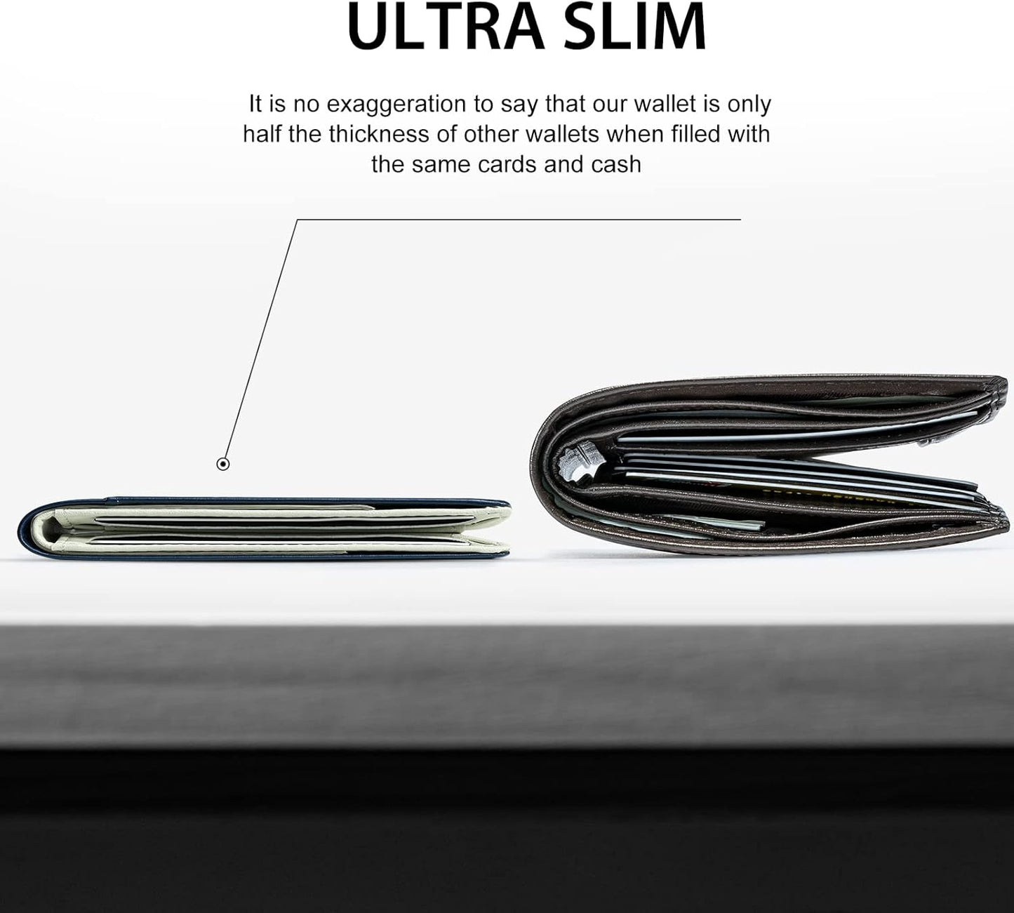Father's Day Gifts, Men's Minimalist Carbon Fiber Card Holder