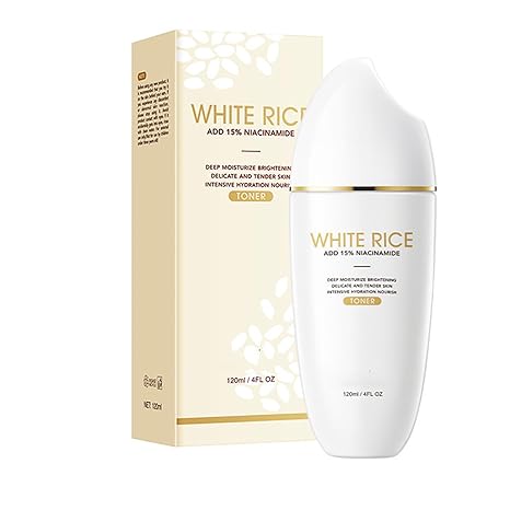 White Rice Toner, Hydrating Anti Aging Pore Minimizing Face Toners For Women