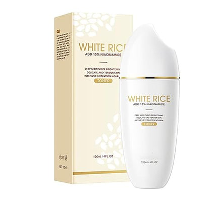White Rice Toner, Hydrating Anti Aging Pore Minimizing Face Toners For Women