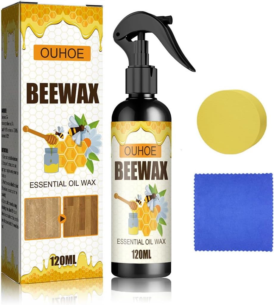 Beeswax Wood Polish - Furniture Polish with Tool