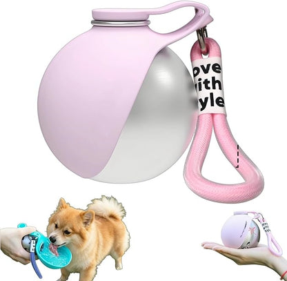 2-in-1 Dog Water Bottle & Bowl — Portable Silicone Bowl Water Bottle