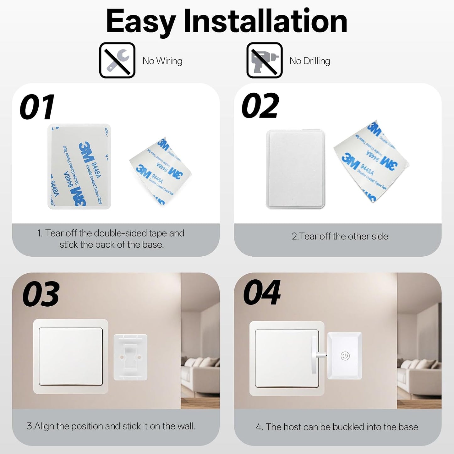 Smart Home Button - No Wiring Remote Control