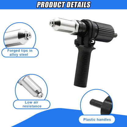 1 Set Rivet Tool Adapter Kit with Handle