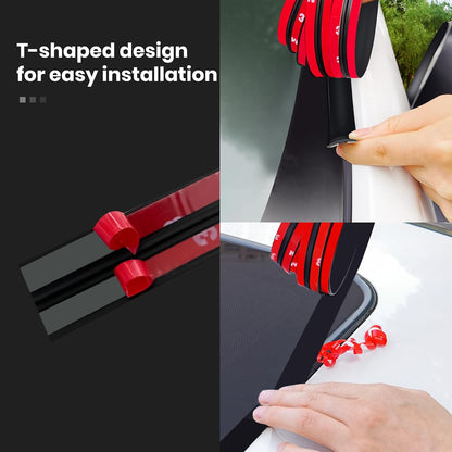 9.8 Ft T Shape Sunroof Sealing Strip Windshield Rubber Seal Car