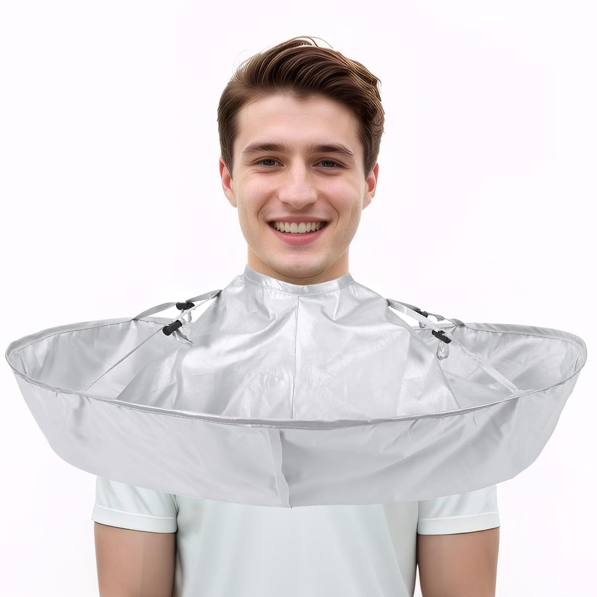 Portable Waterproof Hair Cutting Cape, Hair Catcher Bib