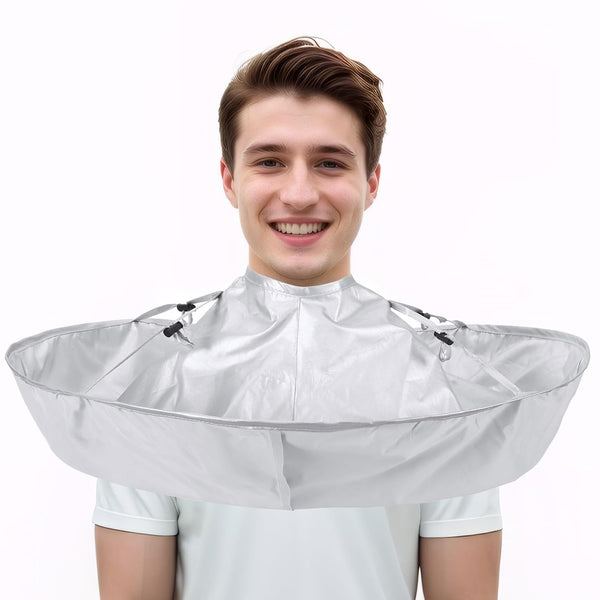 Portable Waterproof Hair Cutting Cape, Hair Catcher Bib