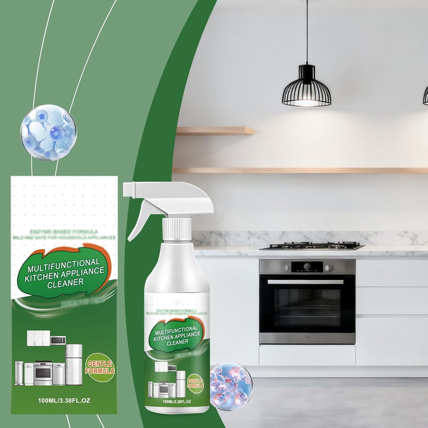 Multi-purpose Enzyme Foam Cleaner, Versatile – Kitchen and Home