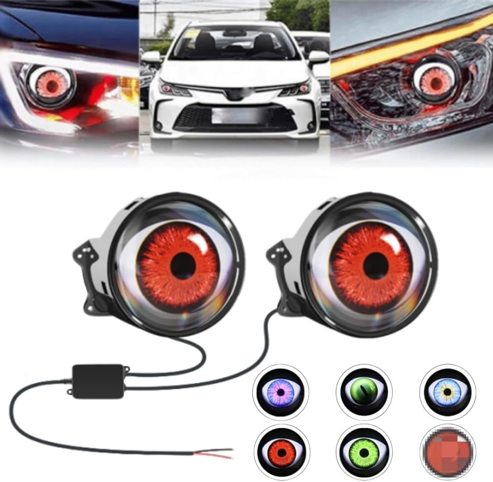 Third Generation Dynamic Big Eye Lights, Dynamic Big Eye Ball Fog Lights 6-Mode