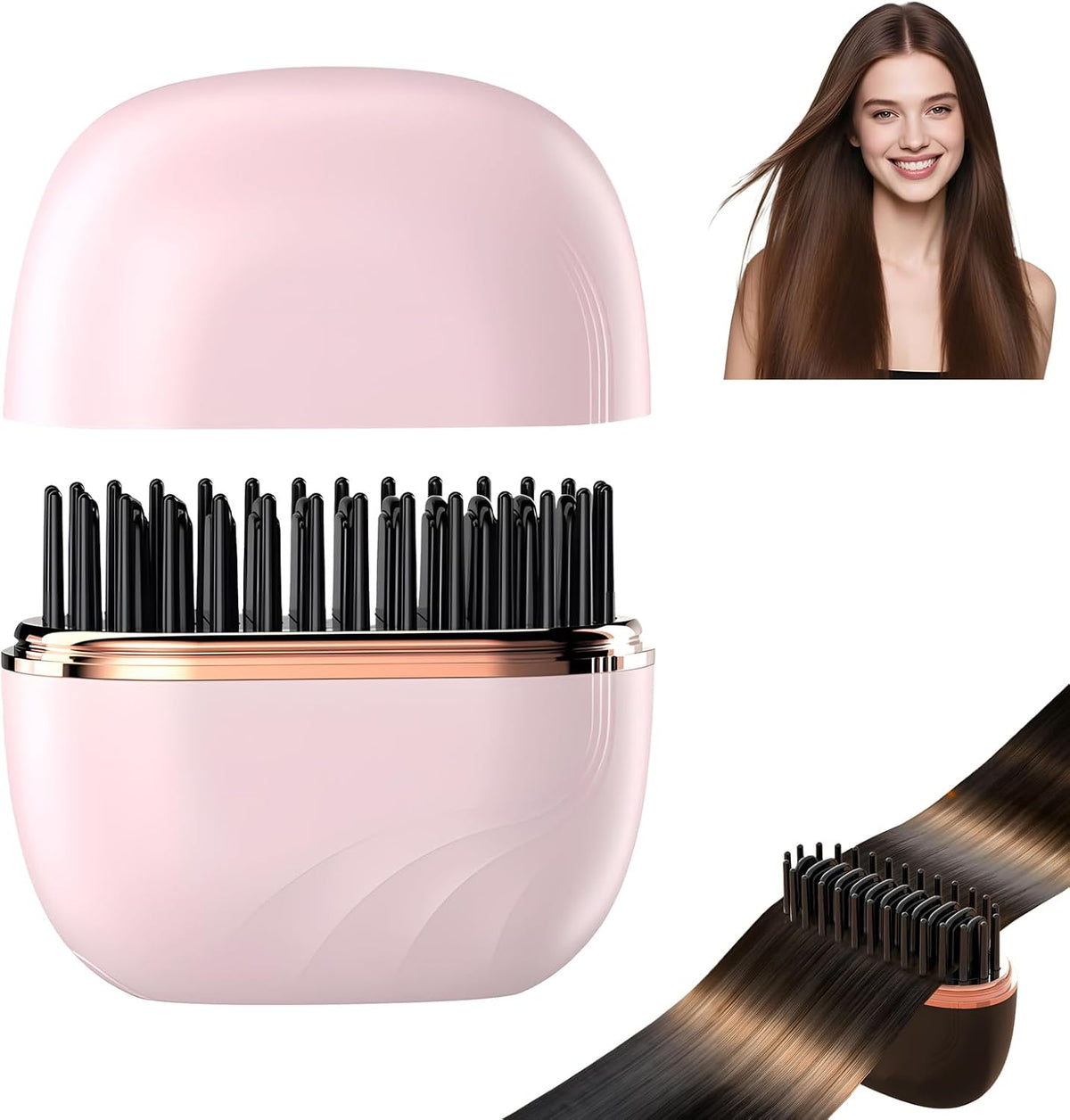 Mini Hair Straightener – Fast Heating Hot Comb