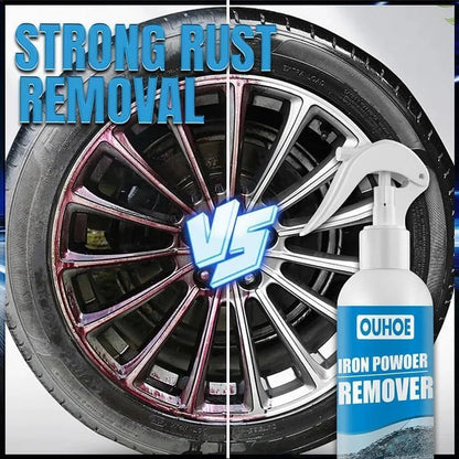 Car Rust Removal Spray Safe Instant With Sponge Towel