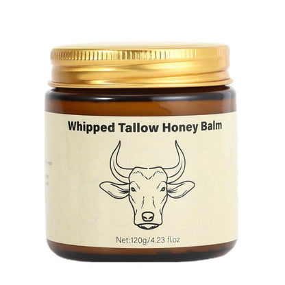 Whipped Tallow Honey Lip Balm, Tallow Honey Body Balm