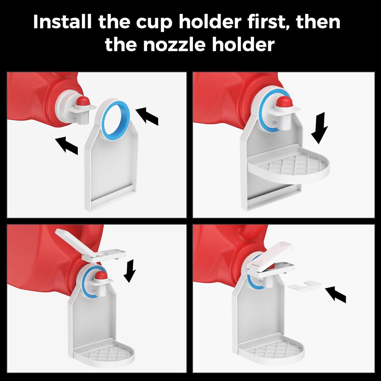 2PCS Laundry Detergent Cup Holder, Foldable Dispenser Cup Stand