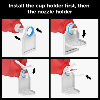 2PCS Laundry Detergent Cup Holder, Foldable Dispenser Cup Stand