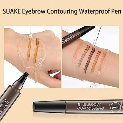 5Pcs 4D Eyebrow Contouring Pencil, Magical Precise Waterproof Brow Pen, 24 Hours Long Lasting