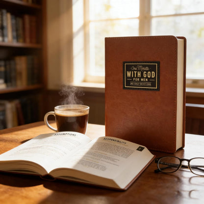 One Minute WITH GOD for men, 365 Days of Daily Prayer Brown Book