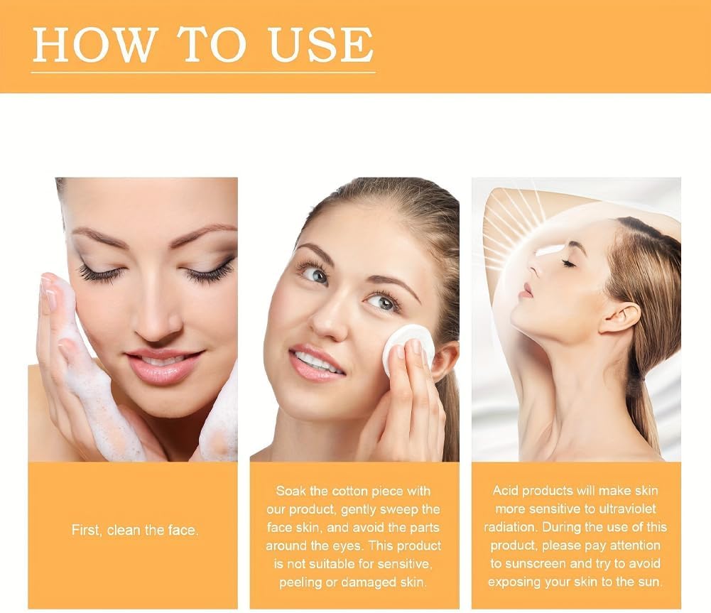 Glycolic Acid Toner: 7% Exfoliating Toner Toning Solution Soothes and Hydrates Skin 100ml