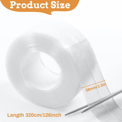 Clear Caulk Tape for Kitchen & Bathroom, Countertop Sink Tub Shower Caulk Strip