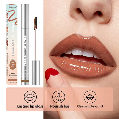 4 PCS/set Peel Off Matte Lip Liner, Transfer-proof Lip Stain