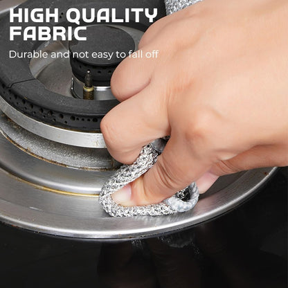 10Pcs Multipurpose Wire Dish Rags, Premium Scrubbing Non-Scratch Wire Dishcloths for Dishes