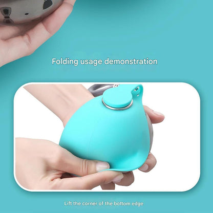 2-in-1 Dog Water Bottle & Bowl — Portable Silicone Bowl Water Bottle