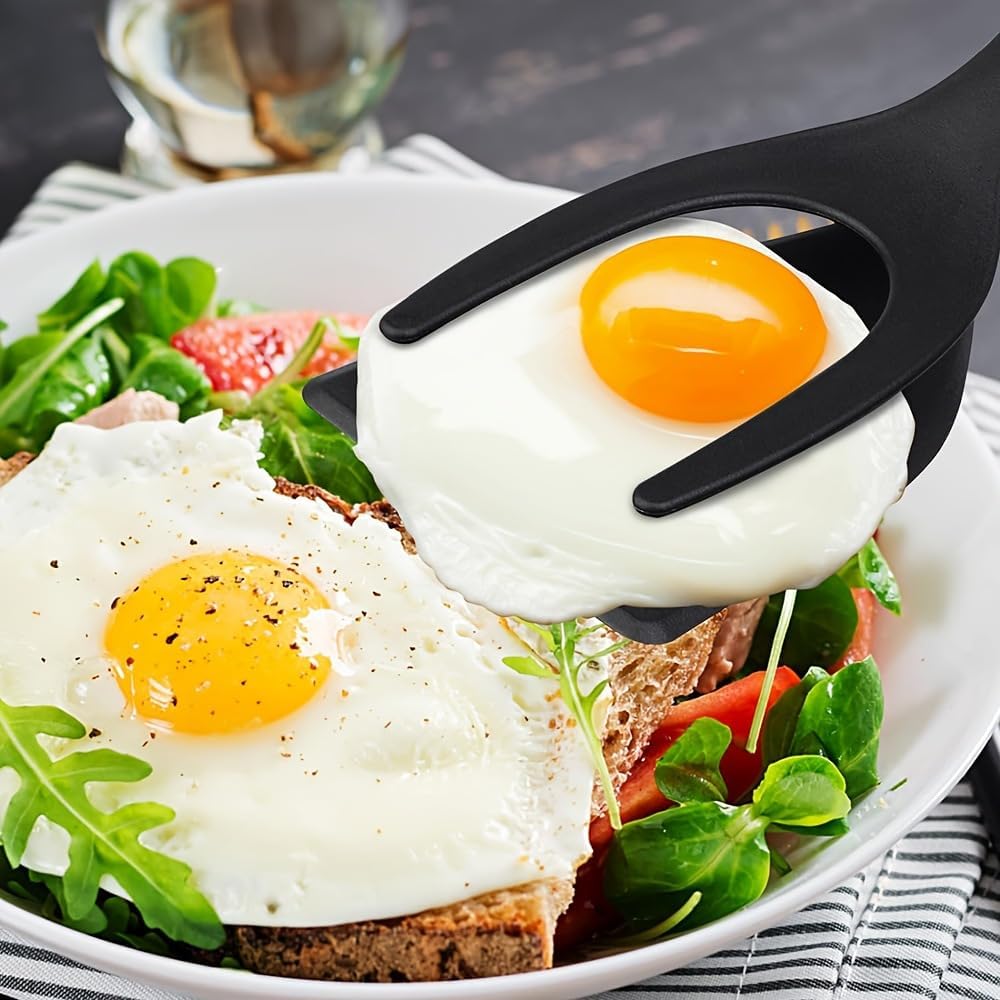 2 Pack 2 in 1 Grip and Flip Spatula Tongs