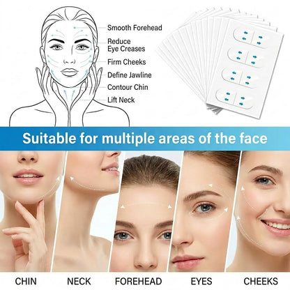 120 Pcs Invisible Face Lifting Tape - Adults' Instant V-Line Jawline