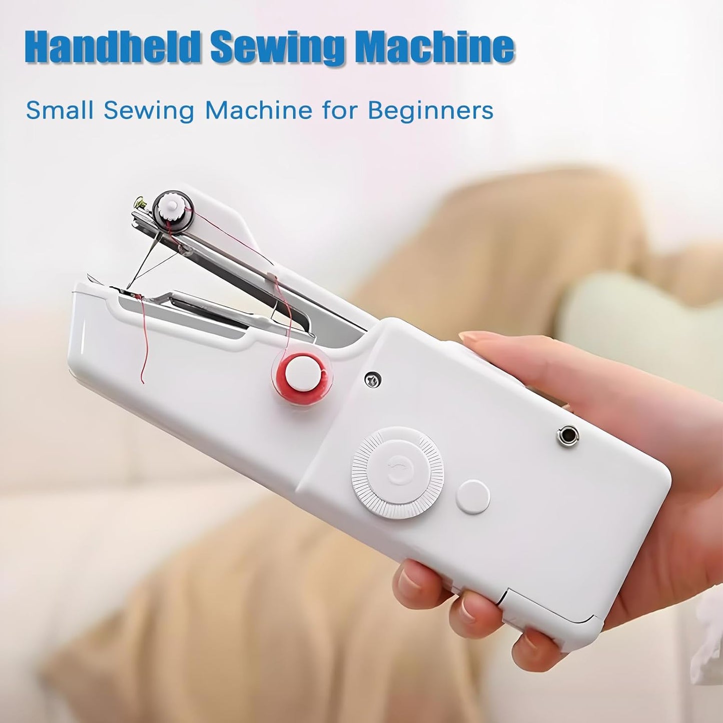 Handheld Sewing Machine, Mini Portable Sewing Machine Kit for Beginners