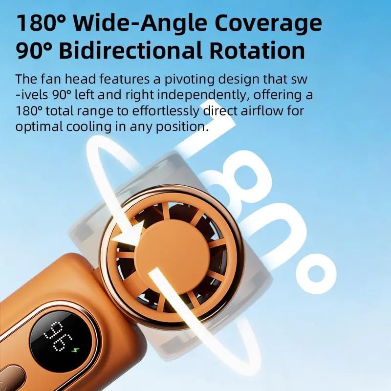 Upgrade Portable Clip-On Mini Cooling Fan
