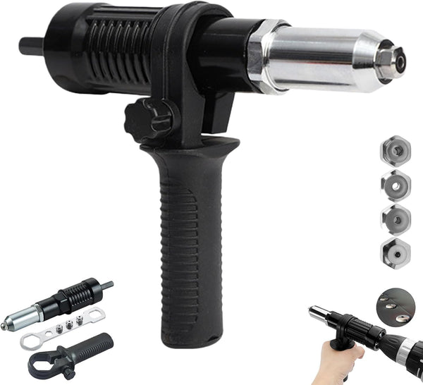 1 Set Rivet Tool Adapter Kit with Handle